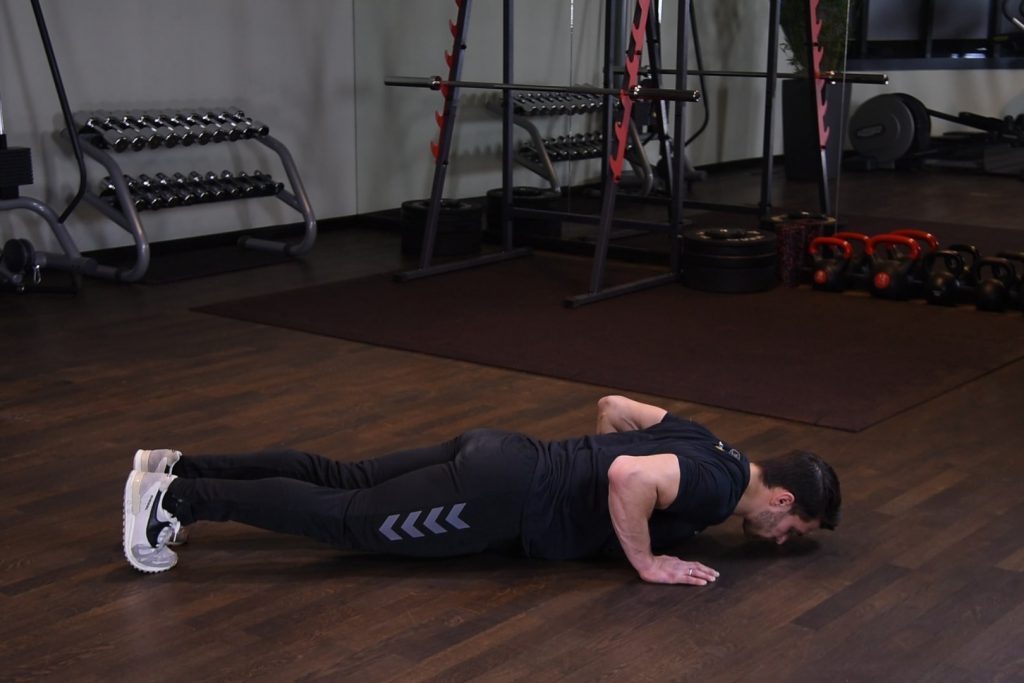 Ćwiczenie Pompki - just be fit