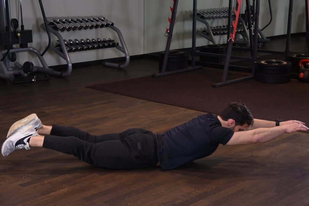 Ćwiczenie Superman - just be fit